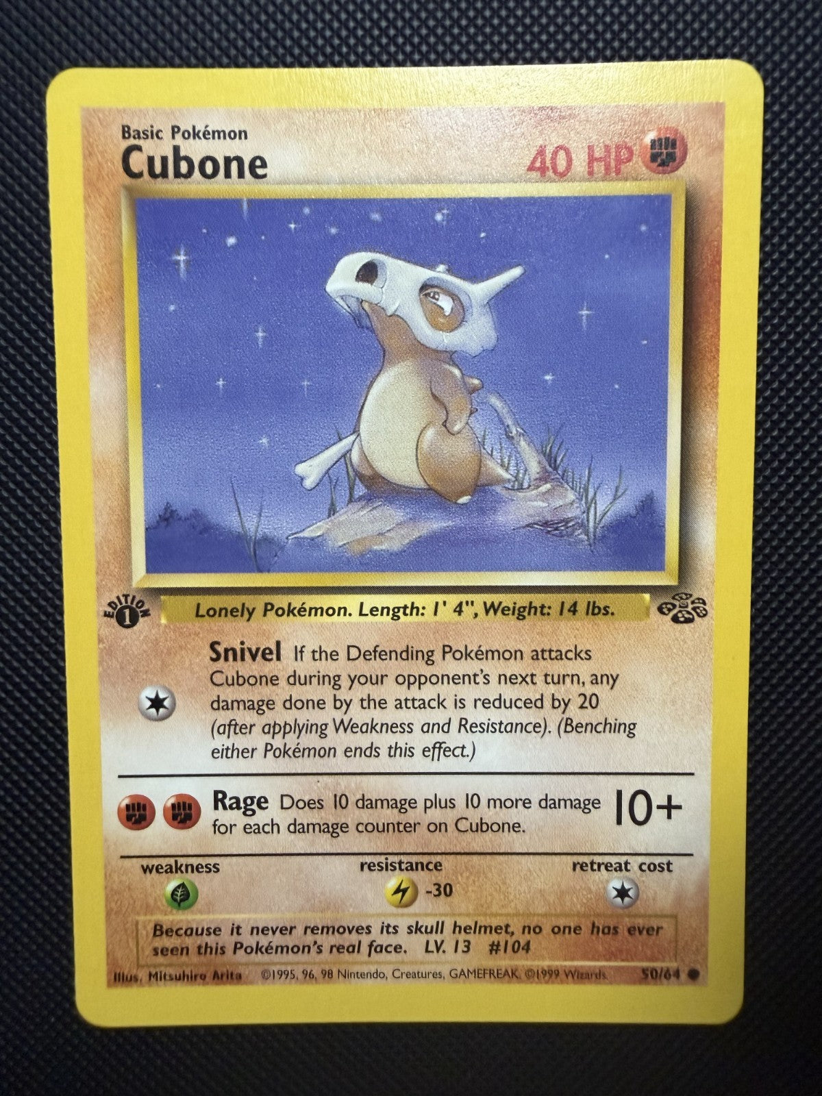 Cubone 50/64 - Jungle 1st Edition - NM/M