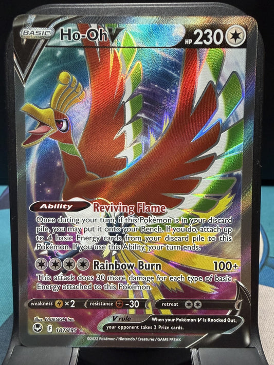 Ho-oh V #187 Pokemon Silver Tempest - Mint
