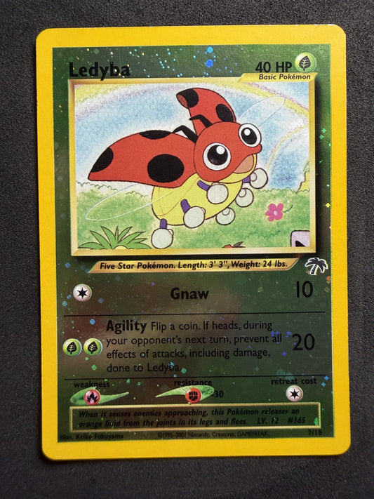 Ledyba - 7/18 - Holo Rare - Southern Islands - Pokemon Card - LP