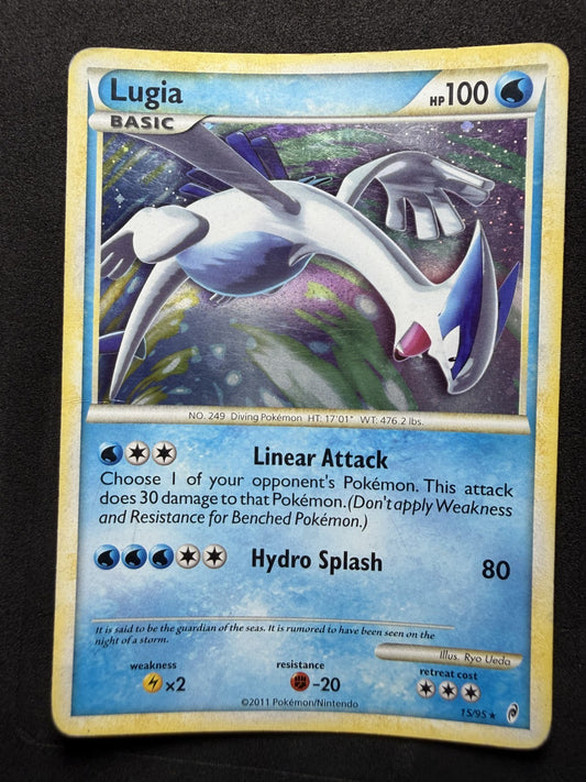 Lugia 15/95 - Holo - Call of Legends - Pokemon Card - *Small crease and lift* - MP