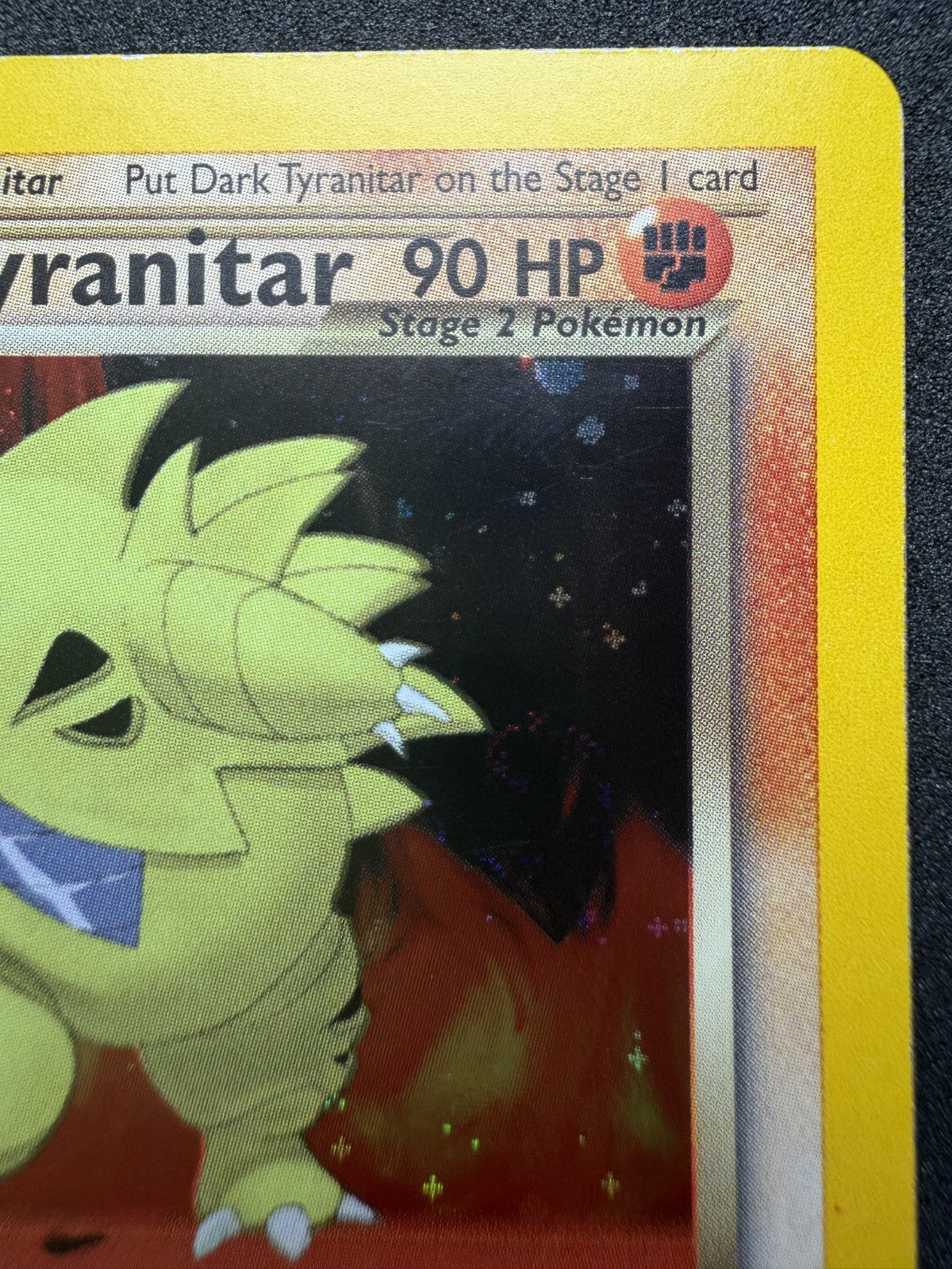 Pokemon Dark Tyranitar Neo Destiny Holo 1st Edition 11/105 - & SWIRL - LP
