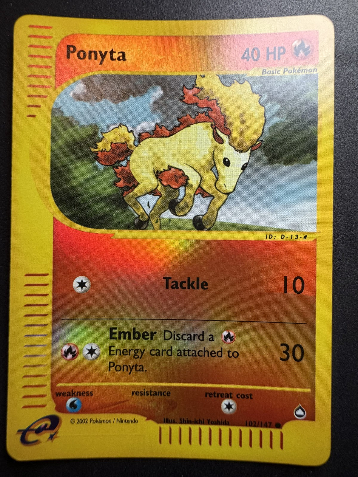 Pokemon TCG Aquapolis Reverse Holo: Ponyta 102/147 - NM