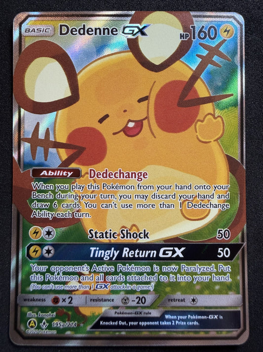 Dedenne GX #195a Pokemon Unbroken Bonds - NM