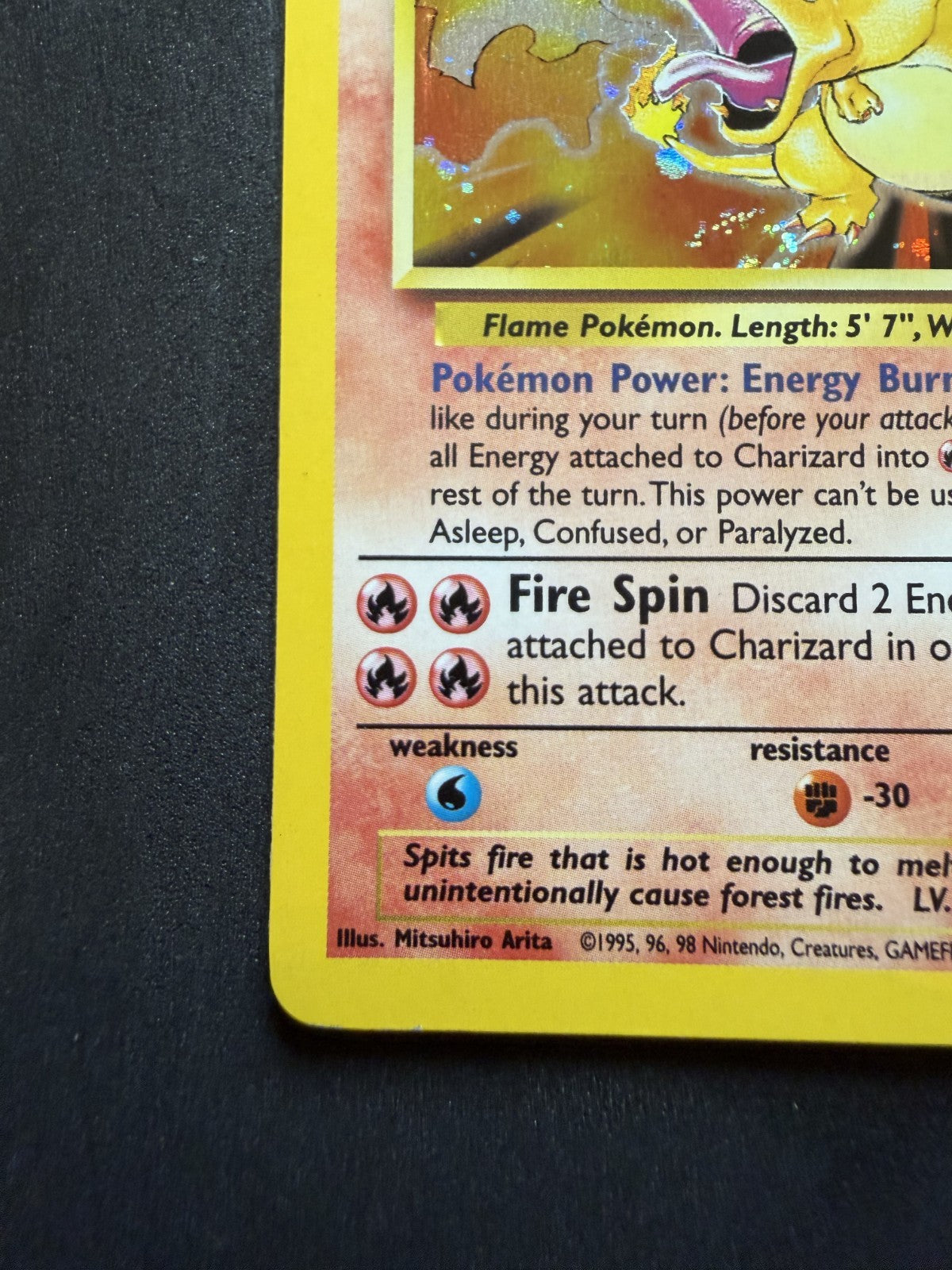 Charizard - 4/130 - Holo - Base Set 2 - Pokemon - SWIRL - LP