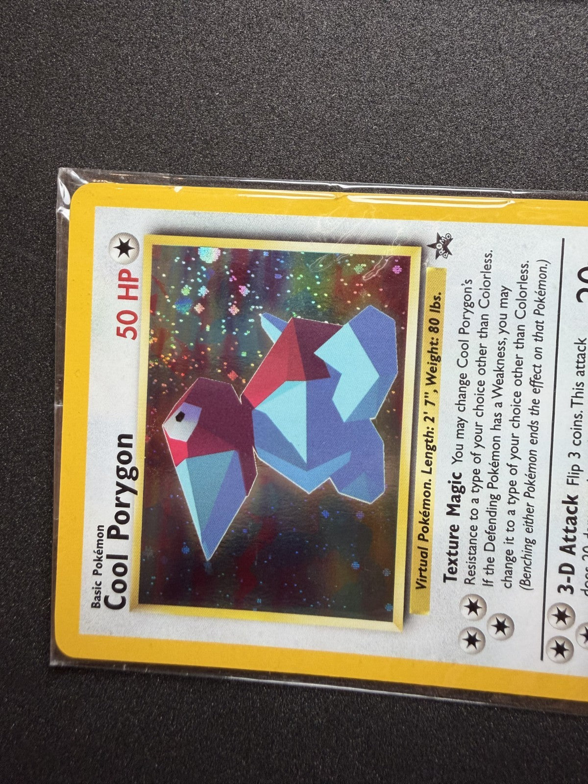 Cool Porygon #15 Pokemon Promo Sealed - & SWIRL - Mint