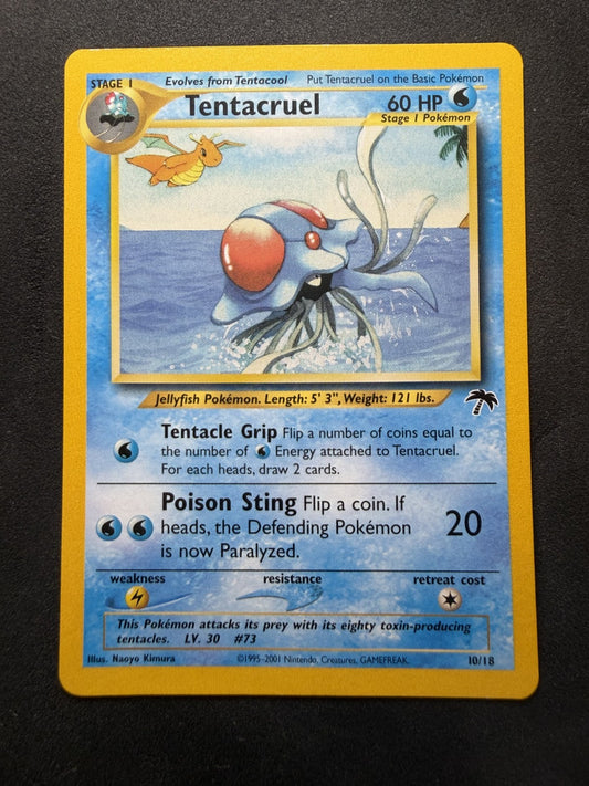 Tentacruel 10/18 Southern Islands Promo WOTC Pokemon TCG Card - NM