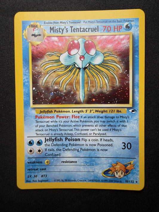 Pokemon TCG: Misty's Tentacruel #10 Gym Heroes Holo - NM