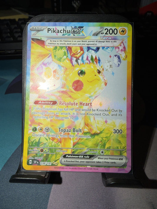 Pikachu ex - 238/191 - SIR - Surging Sparks - Read Description - NM