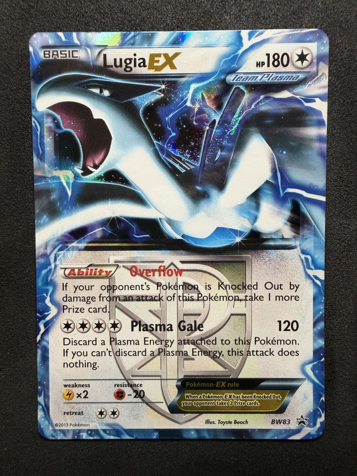 Lugia EX - BW83 - Black Star Promo - Pokemon Card - NM