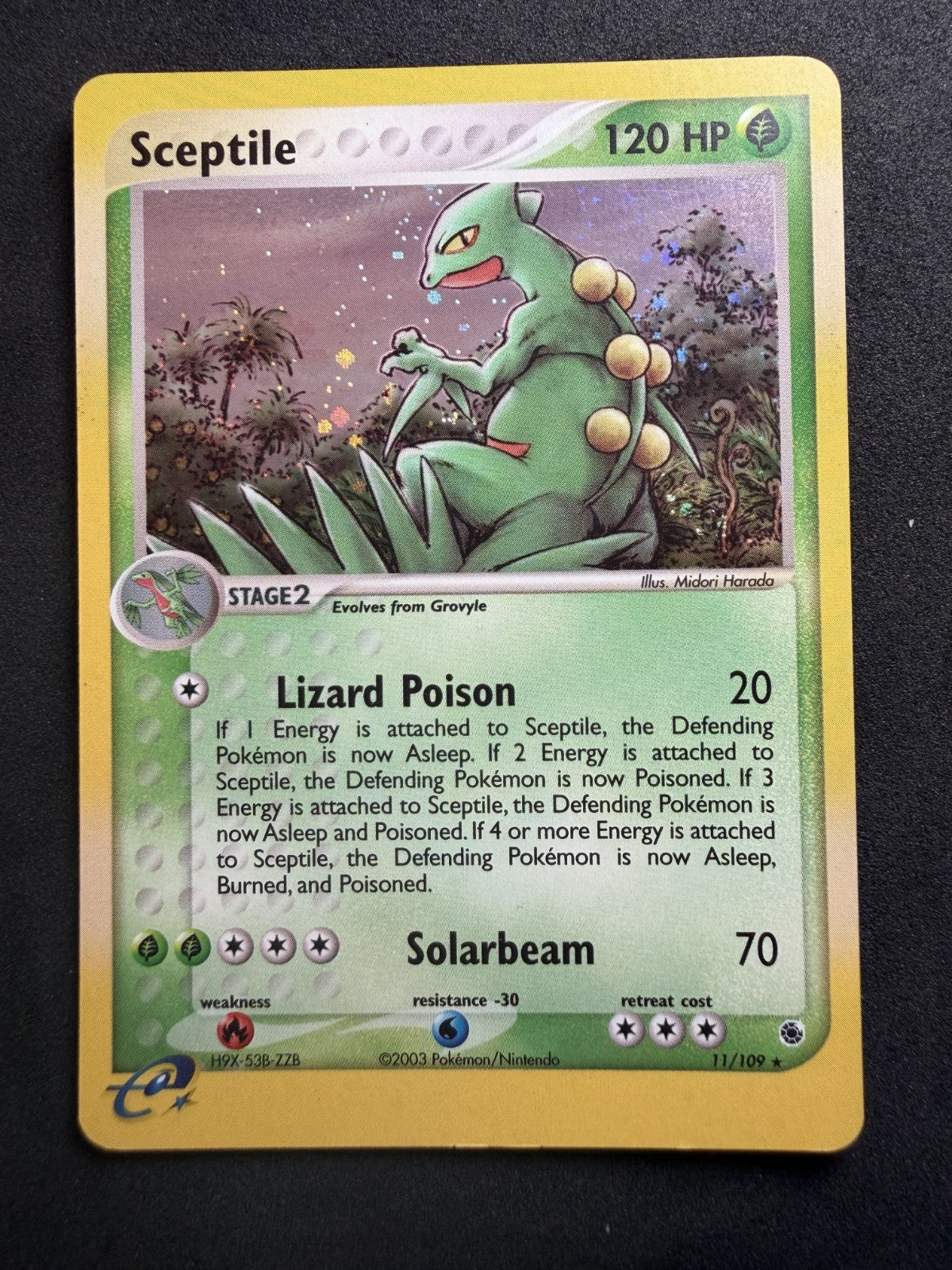 Pokemon TCG Sceptile Holo Ruby & Sapphire 11/109 - NM