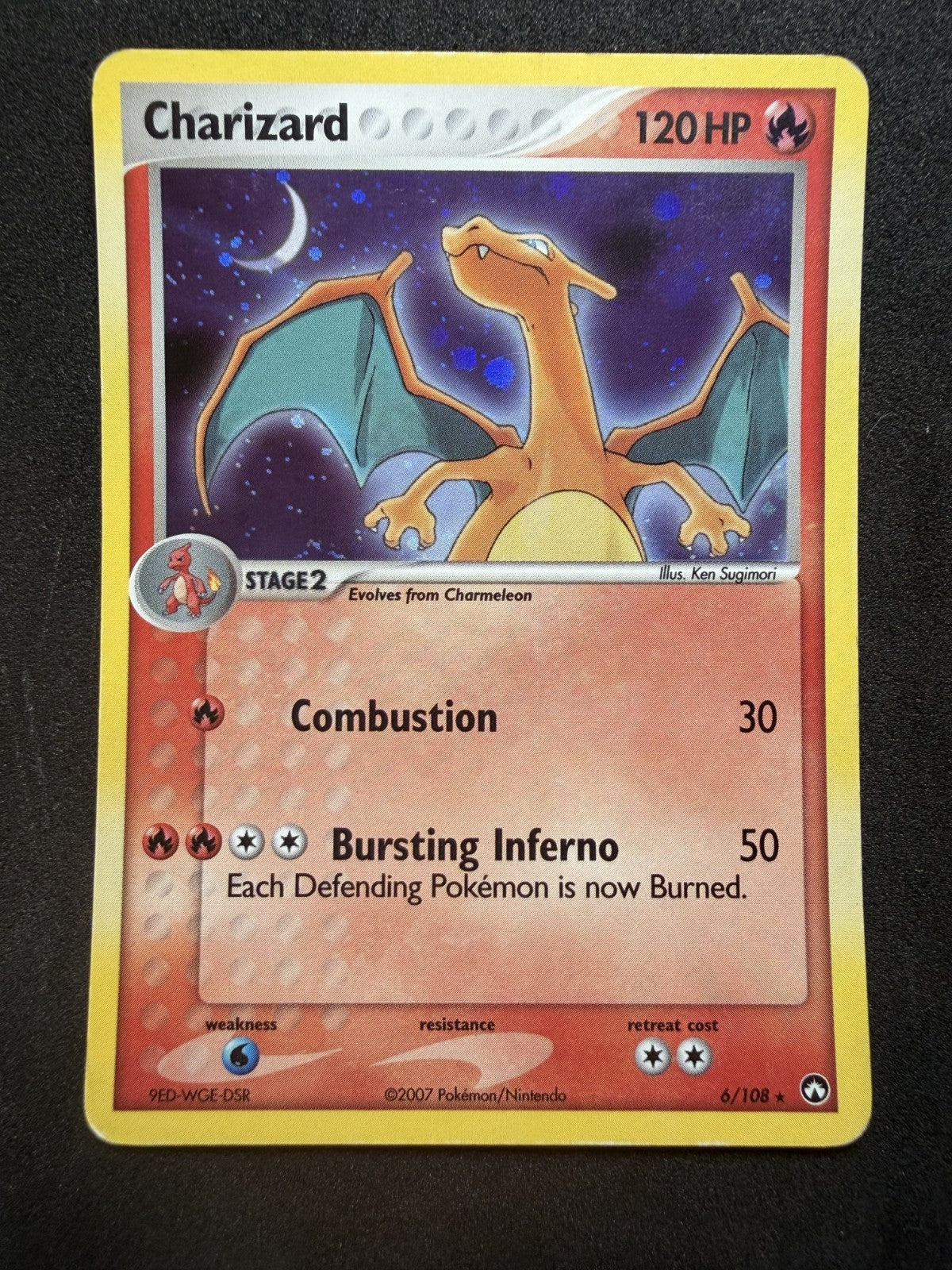 Charizard Holo Pokemon Card EX Power Keepers 6/108 - MP