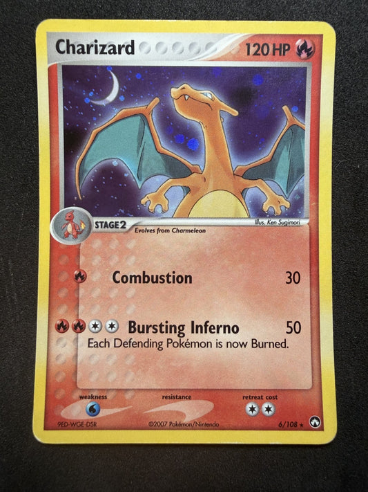 Charizard Holo Pokemon Card EX Power Keepers 6/108 - MP