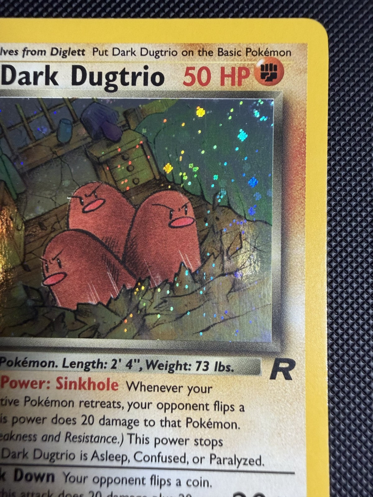 Dark Dugtrio 6/82 1st Edition Holo Team Rocket Pokemon - NM