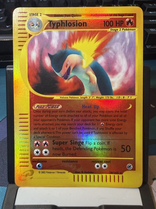 Typhlosion #28 Pokemon Expedition - NM