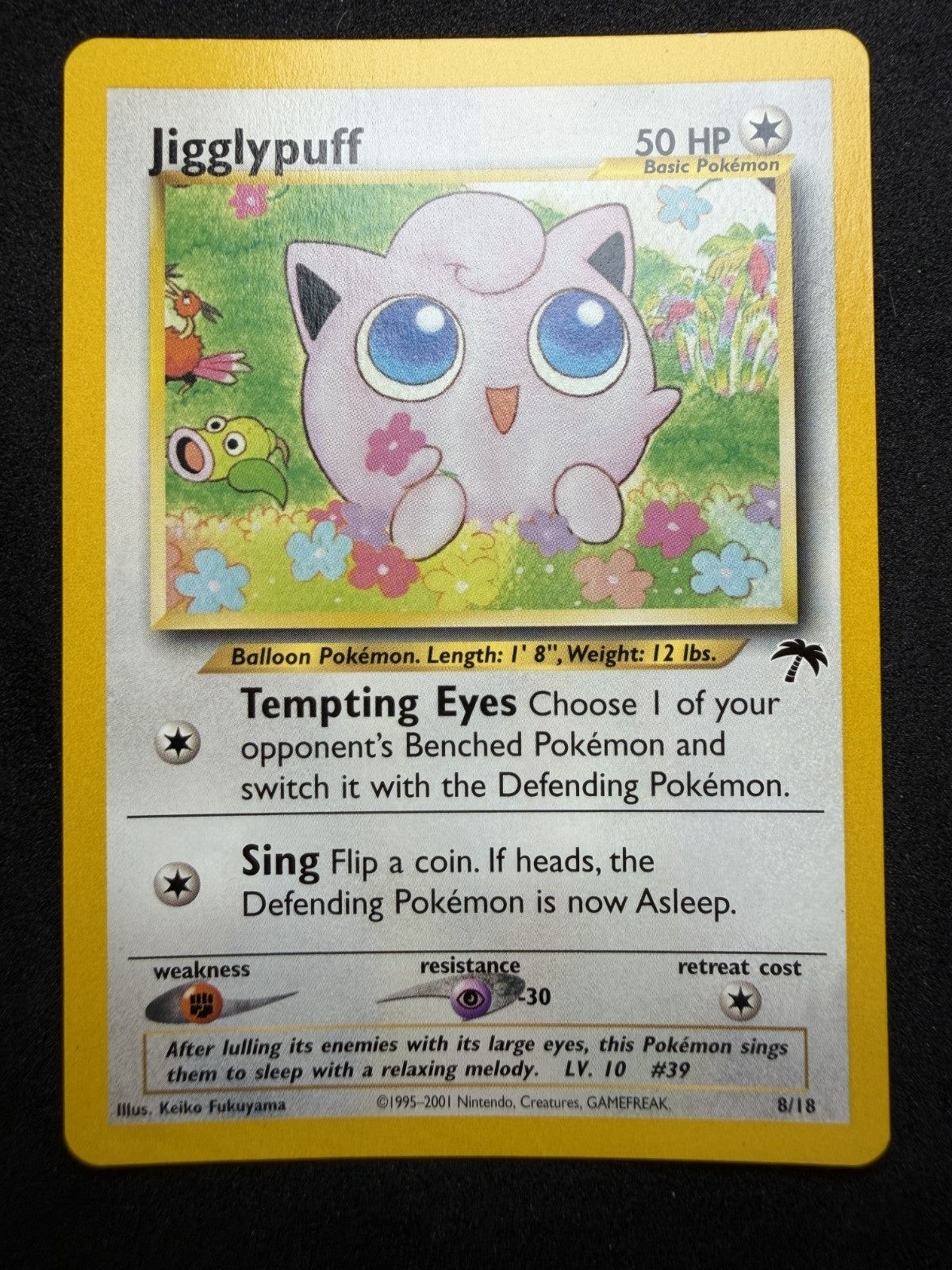Pokemon TCG: Jigglypuff #8 Pokemon Southern Islands - LP