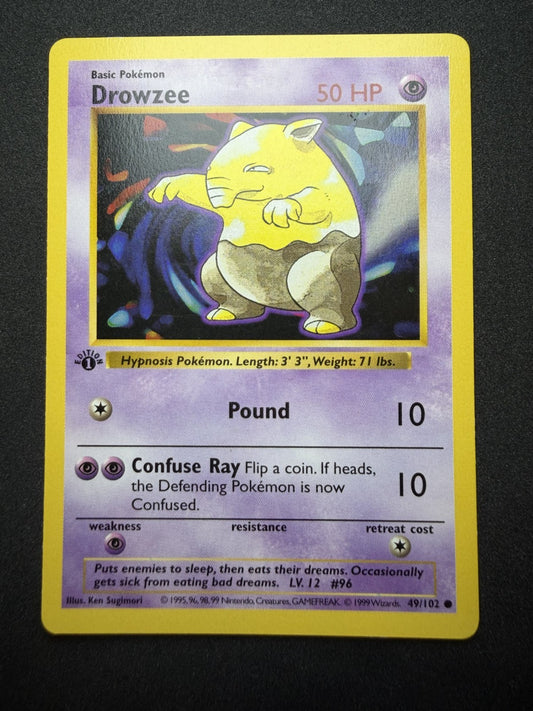 Pokemon TCG: Drowzee [1st Edition] #49 Shadowless - LP