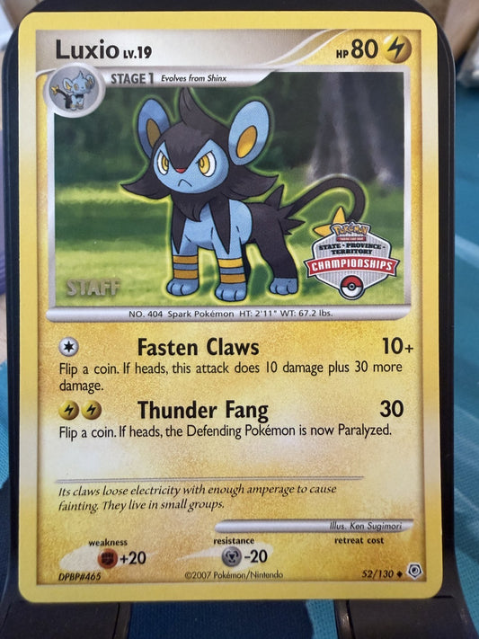 Luxio [Pre-Release Staff] #52 Pokemon Diamond & Pearl - NM